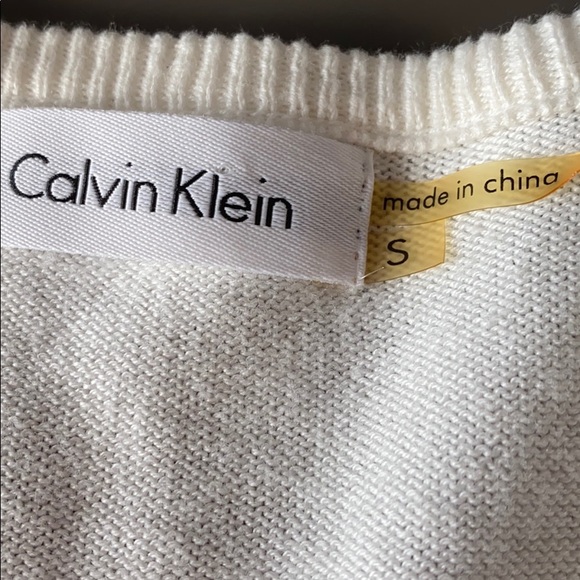 Calvin Klein Three Quarter Sleeve Button Shrug - Picture 9 of 15